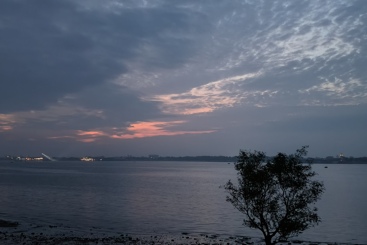 海上日出