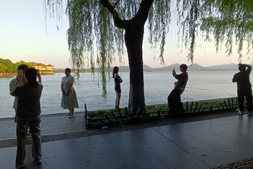 西湖打卡