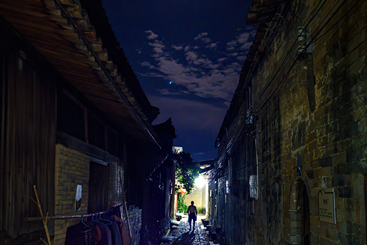 乡村夜景