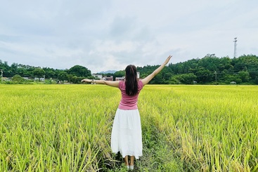 遨游于田野间