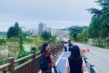 现代与乡村融合的繁华