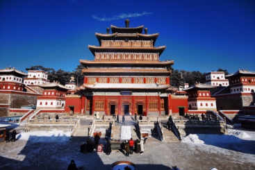 普宁寺雪后（文体旅游类）