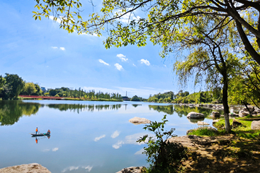 锦城湖景色