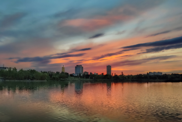 夕阳西下
