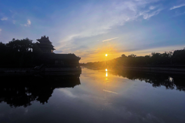 日落紫禁城