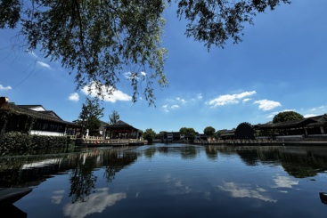 水天一色，江南水乡