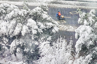 风雪外卖员