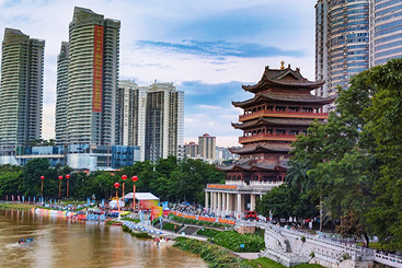 邕江河堤 