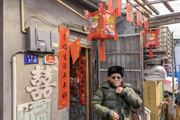 八旬老人喜过年