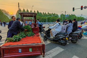 《乡村集市一角》