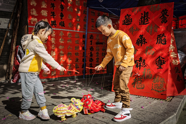 戏狮仔