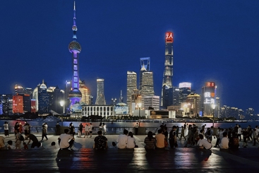 外滩夏夜