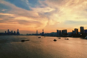 《海与城的交响诗：澳门黄昏》