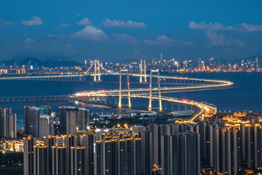 深中璀璨夜色