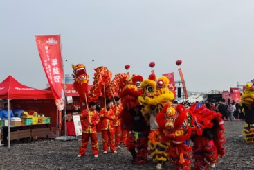 赤龙巡游 醒狮闹春