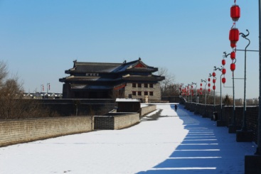 古城春雪  陈庆勃 157****8478 拍摄地 山海关