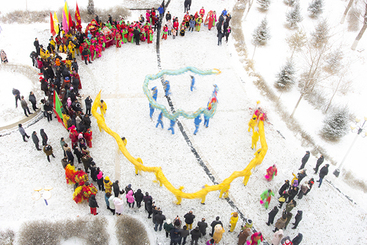 瑞雪舞祥龙