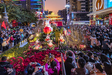 西湖花市