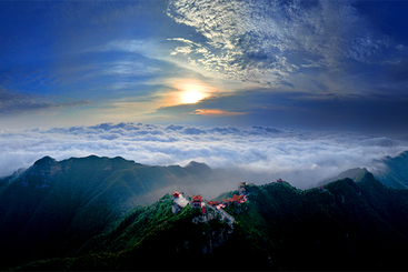 仙山晨曦