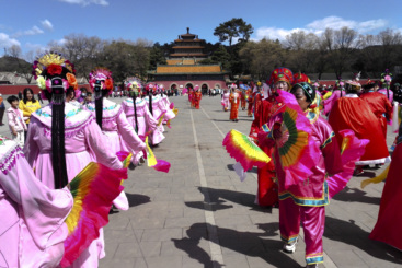 花会表演（百姓生活类组照）之一