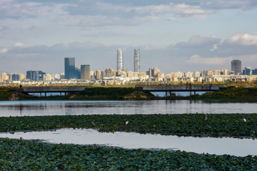 城市生态美景迎客来