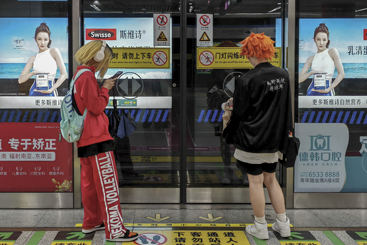 地铁里的cosplay