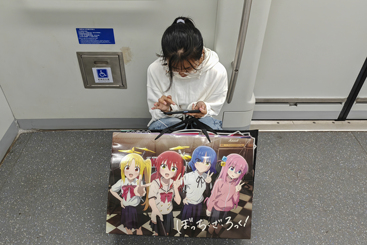 地铁里的cosplay
