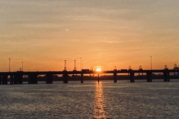 海上日落
