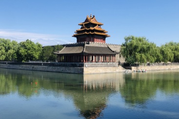 盛夏时节的北京故宫角楼（一）