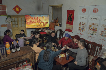 2024年2月9日是除夕，山东省青州市庙子镇窦家崖村94岁的王永云家的年夜饭。Z1415-3-277263-138****7258-04.jpg