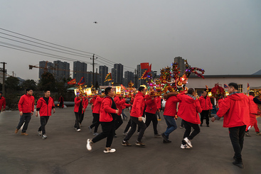 组照：作品名称：《非遗中国年—02》. 拍摄时间：2月12日。拍摄地点：浙江省温州市乐清市乐成镇。