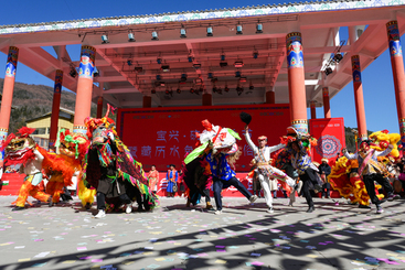 龙、牛、狮相会