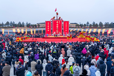 非遗狮舞迎新年