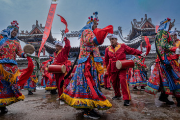 雪中尽兴