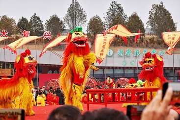 非遗过大年 狮舞耀新城