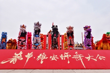 非遗过大年 狮舞耀新城