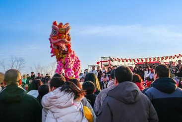 雄狮舞春