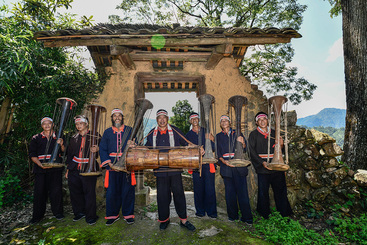 瑶族长鼓舞（黄泥鼓舞）4全体人员