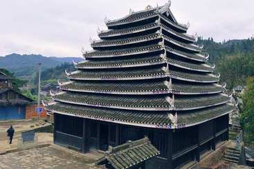 6广西三江马胖鼓楼始建于1928年全国文物重点保护单位