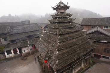 8，湖南通道喜文楼，始建于清康熙丙戊年（1706年）