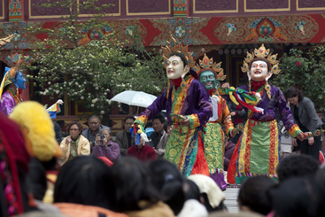 祈祷来年之安乐，扫除邪魔、