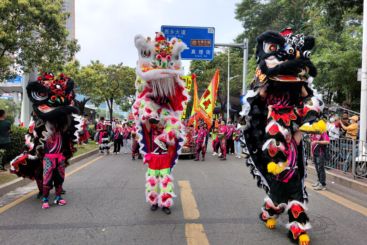 深圳宝安西乡北帝三月三庙会表演