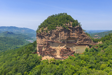 Z18359-4-277404-麦积山石窟（组照1）-李培献摄139****2858 地址：甘肃麦积山  河南省济源市沁园办事处黄河大道邮政花园1期1号楼2单元.jpg